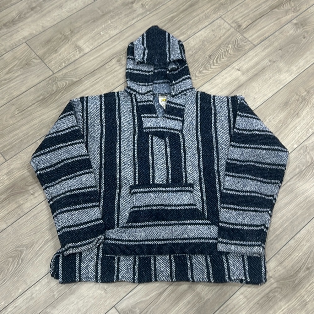 Woven beach hoodie